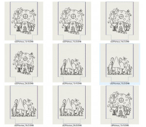 ADVENTSKALENDER 13. Dezember - Stickserie ITH Lichtbeutel Pilzdorf